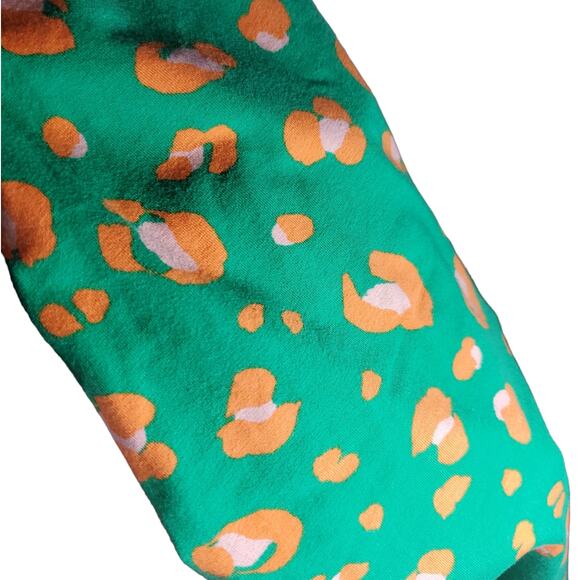 Tabitha Brown for Target | Green & Orange Cheetah Print Sundress | Size Small - Picture 3 of 6